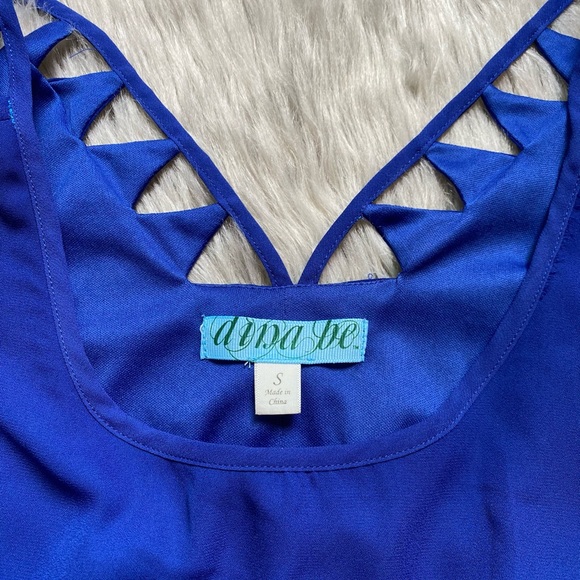 Francesca’s Royal Blue Open Back Dress - Picture 3 of 5